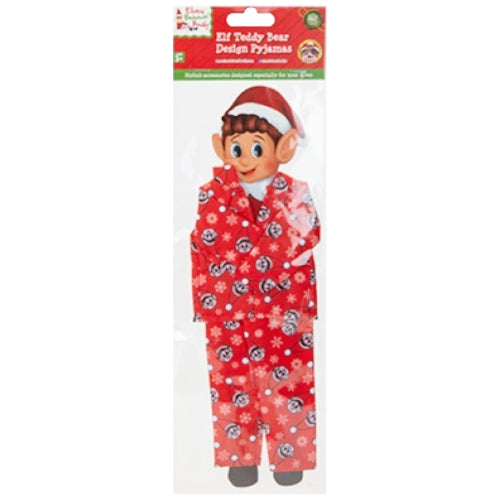 Naughty Elf Christmas Pyjama Outfit - Red