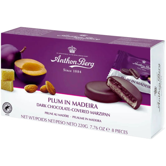 Anthon Berg Plum in Madeira Chocolate Marzipan Box