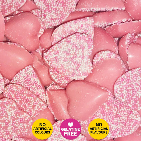 Pink Hearts Sweet Bag - 100gms