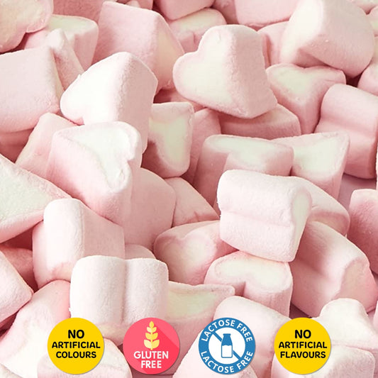 Mini Heart Mallows - 100gms