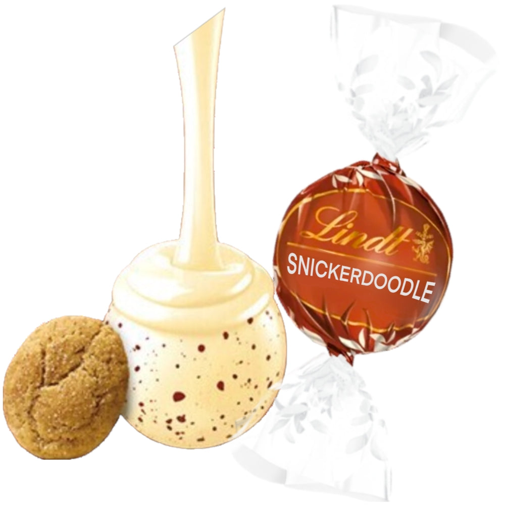 Lindt Lindor US Snickerdoodle Vanilla Cinnamon & Cookie White Chocolate