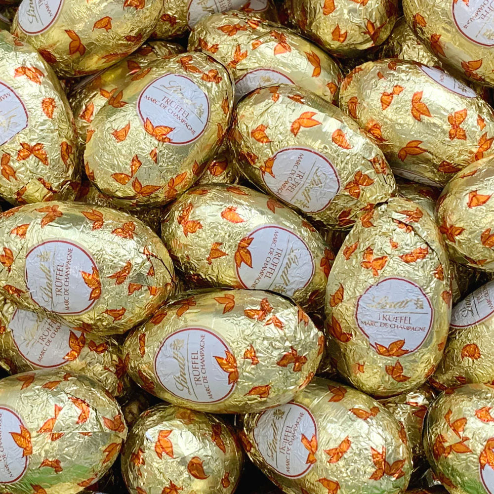 Lindt Marc de Champagne White Chocolate Egg