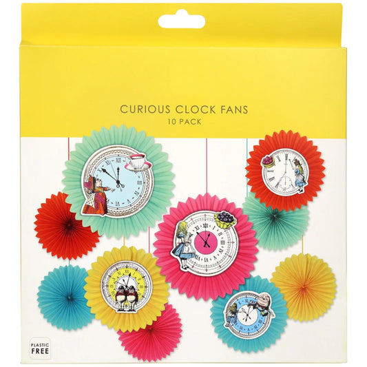 Alice Bright Paper Clock Fans