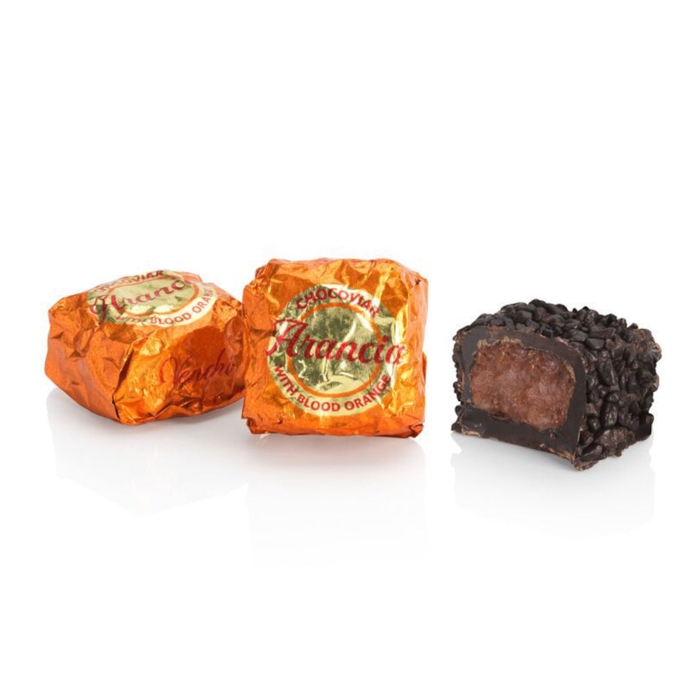 Venchi Chocoviar Arancia Blood Orange Dark Chocolate Truffles