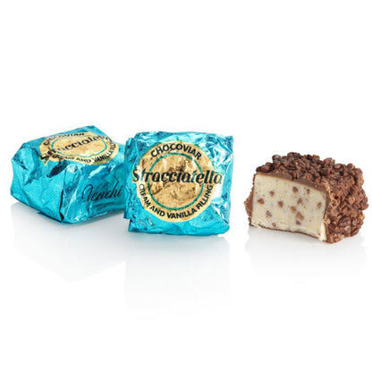 Venchi Chocoviar Stracciatella Milk & White Chocolate Truffles