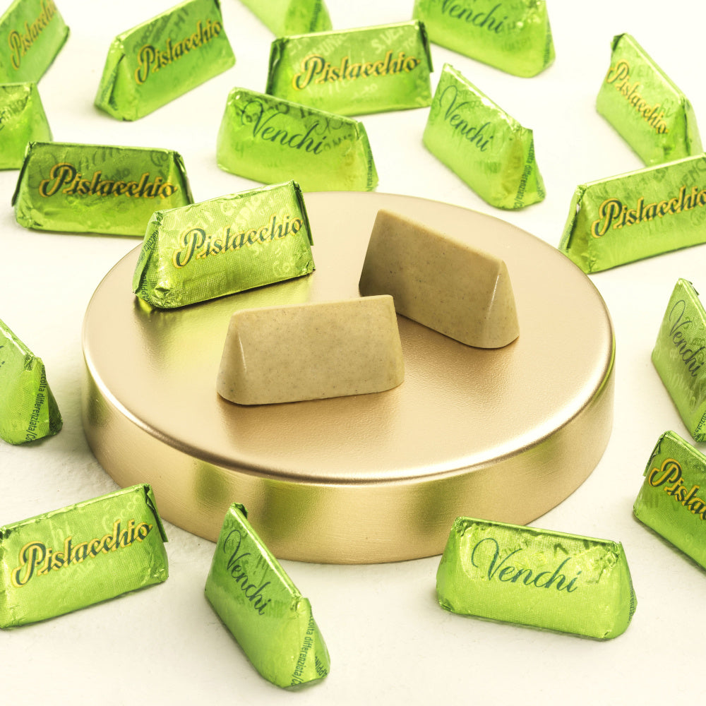 Venchi Pistachio Gianduia White Chocolate