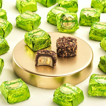 Venchi Chocoviar Pistachio & Hazelnut Dark Chocolate Truffles