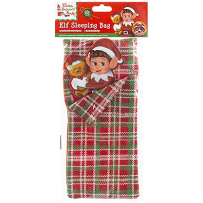 Naughty Elf Patterned Sleeping Bag