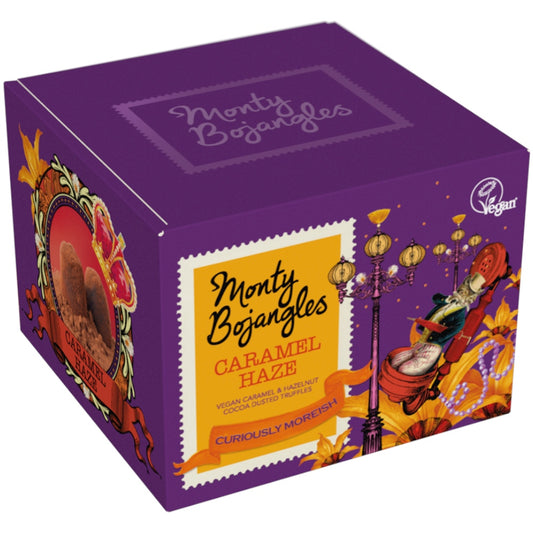 Monty Bojangles Vegan Caramel Haze Chocolate Truffles Box 100gms