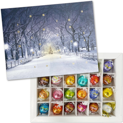 Snow in the Park Lindt Christmas Advent Calendar - 24 Assorted Flavours