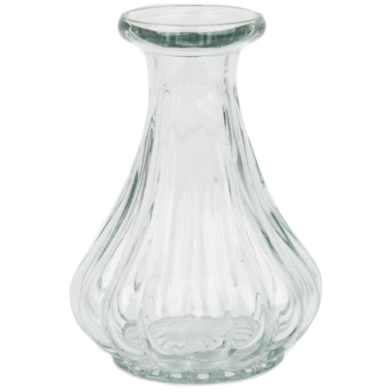 Souk Clear Recycled Glass Bud Vase