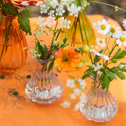 Souk Clear Recycled Glass Bud Vase