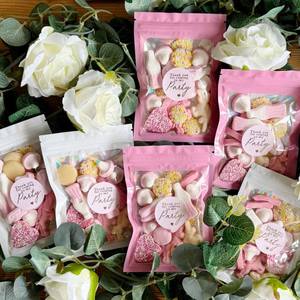 Pre Filled Mini Sweet Bags - Thank you for coming to my party