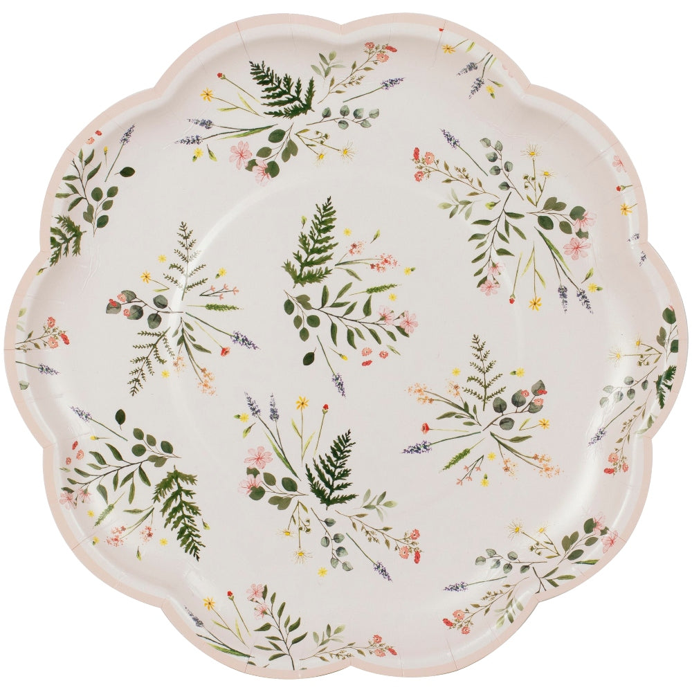 Floral Tea Party Paper Plates