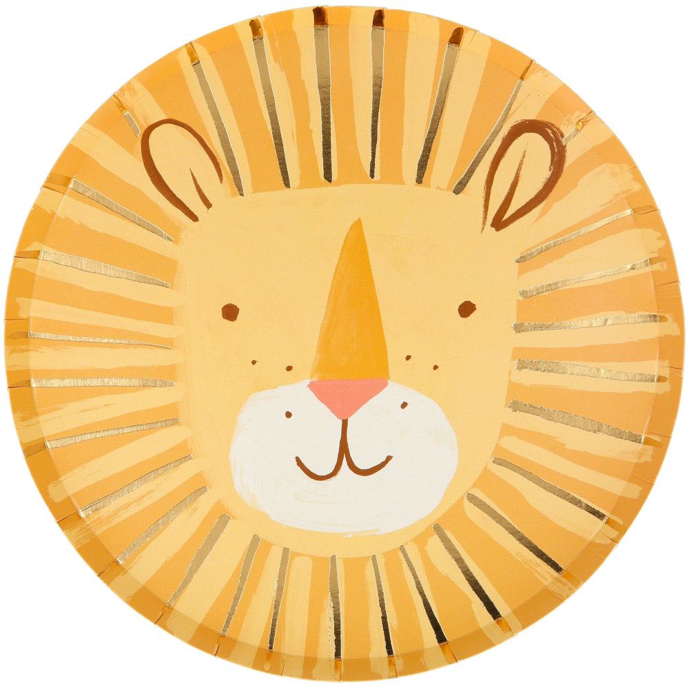 Lion Paper Plates