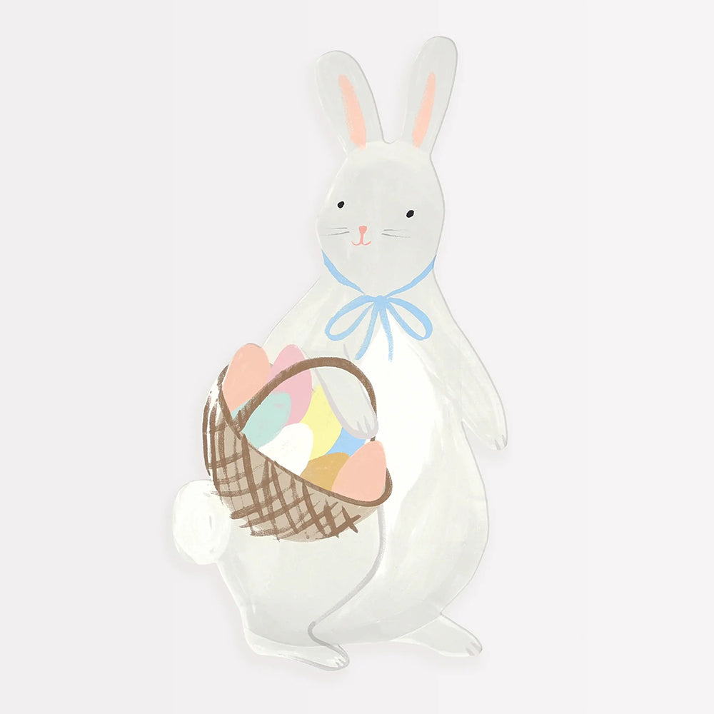 Bunny With Basket Plates