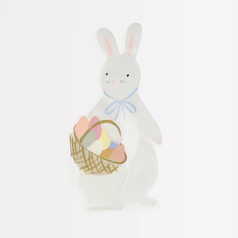 Bunny With Basket Napkins