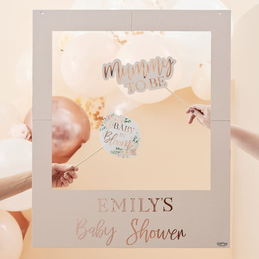 Customisable Baby Shower Photobooth Frame