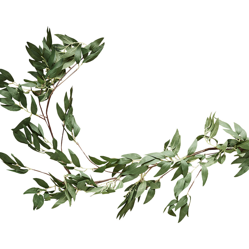 Green Ruscus Foliage Artificial Garland