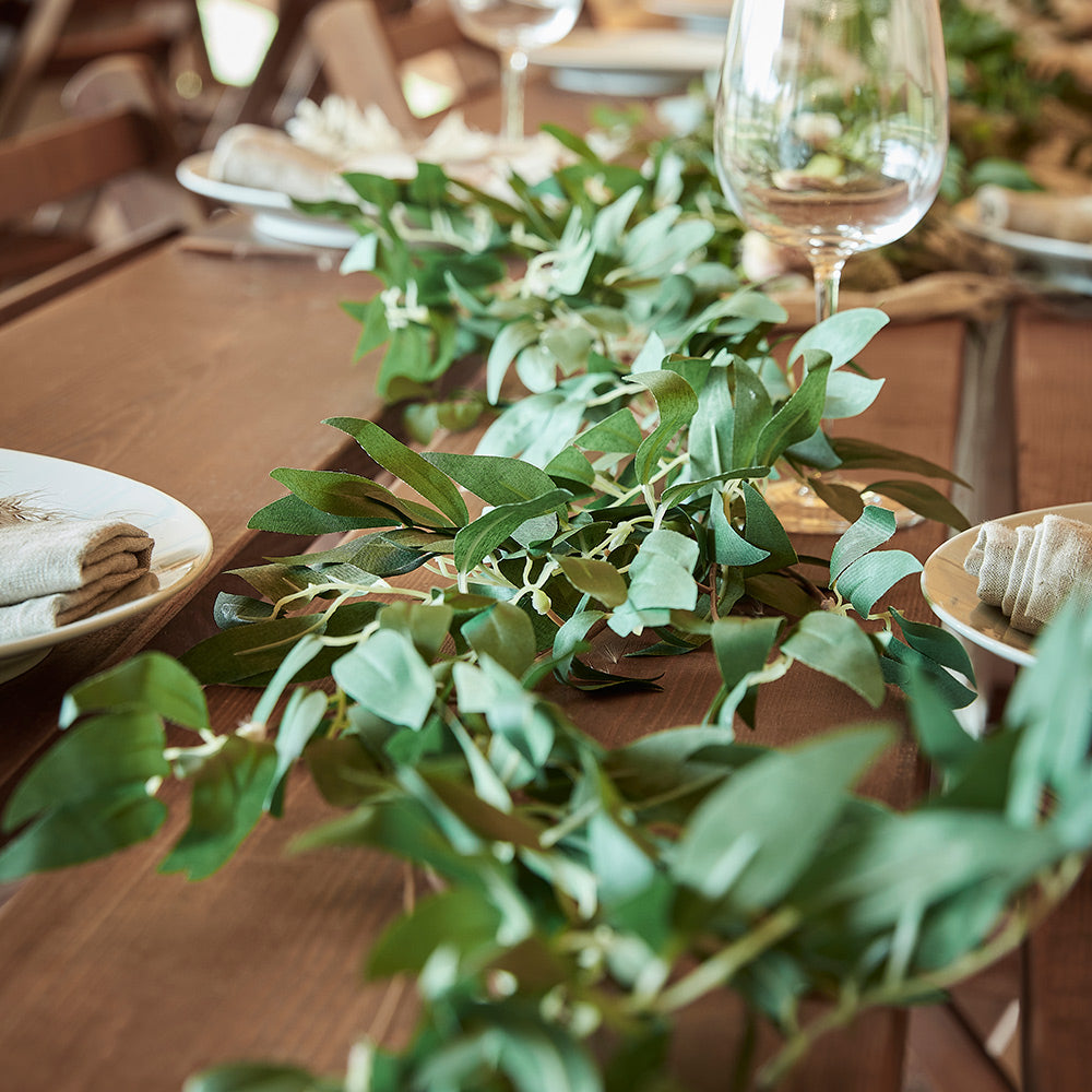 Green Ruscus Foliage Artificial Garland