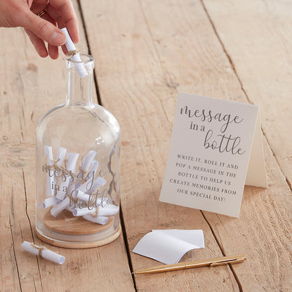 Message in a Bottle Wedding Guest Book Alternative