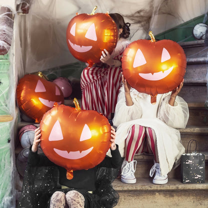 Orange Pumpkin Foil Balloon