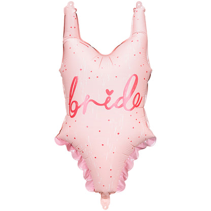 Pink Swimsuit Foil Balloon