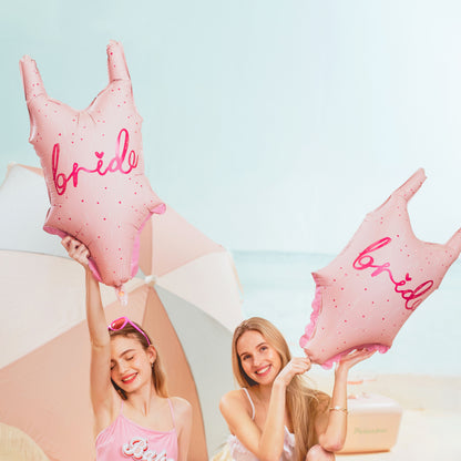 Pink Swimsuit Foil Balloon