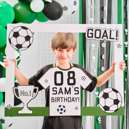 Customisable Football Party Photo Booth Frame