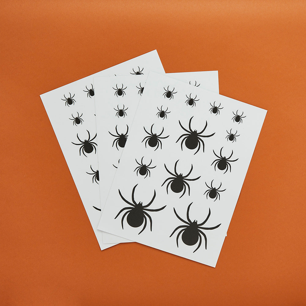 Spider Window Sticker Sheets