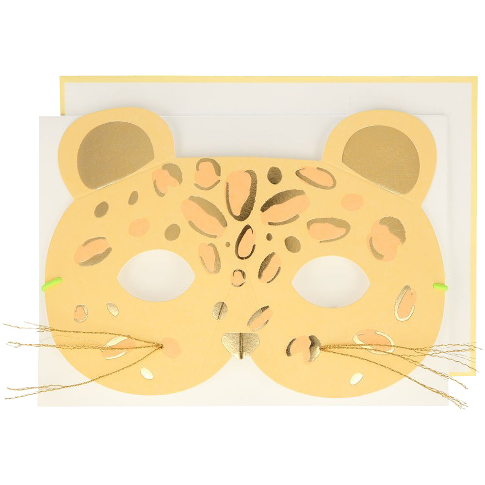 Leopard Mask Card