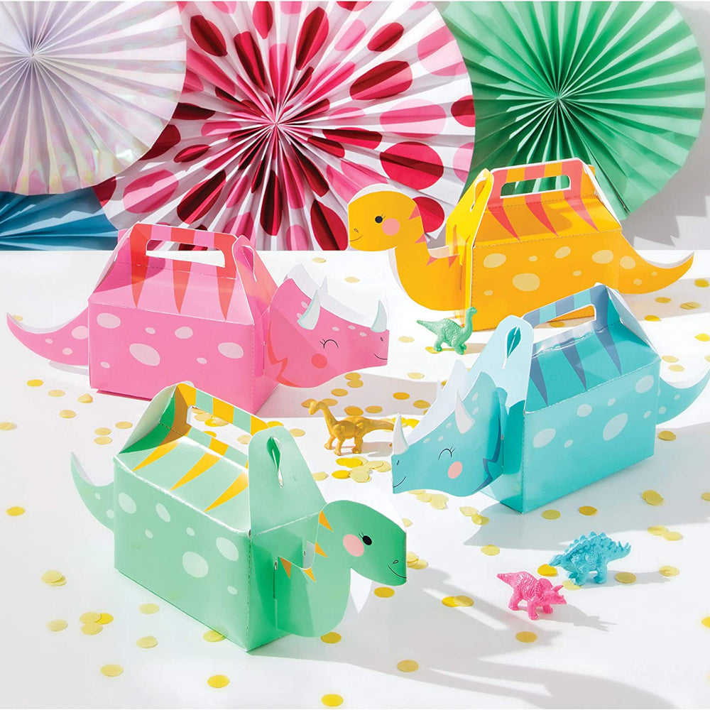 Girl Dino 3D Treat Boxes