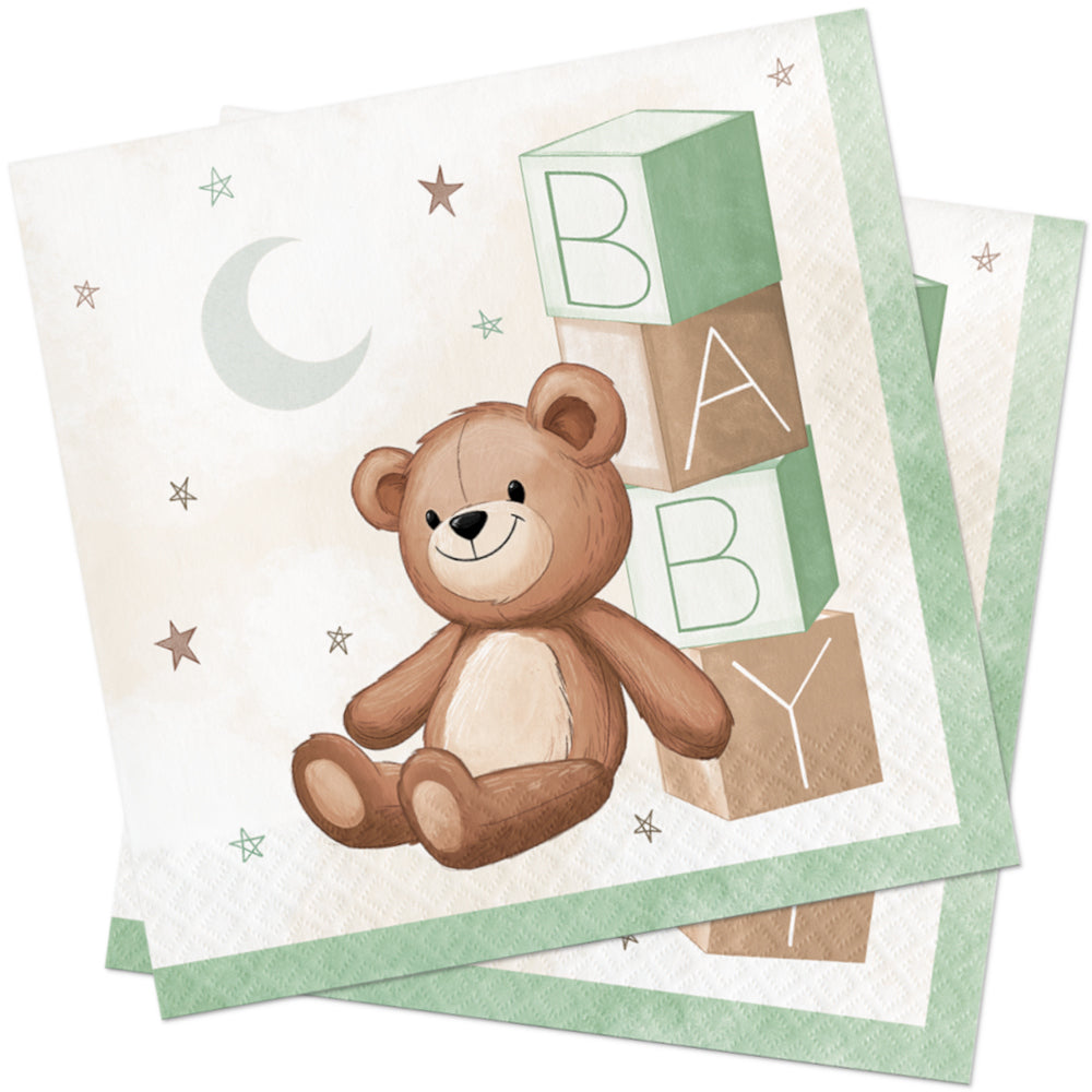 Teddy bear best sale baby shower decorations